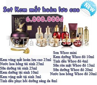 Mỹ phẩm Ohui, Whoo xách tay Hàn Quốc giá rẻ uy tín trên 6 năm