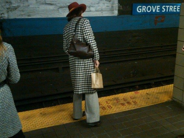 Ann taylor warlock caught mid spell!  Ever wonder why two of the same trains come right after each other. She may be the reason why.