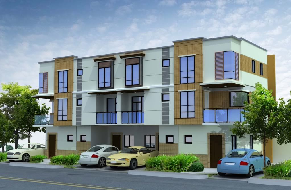 Cielo Heights Townhouse Paranaque 3 Storey 4 Unit Cluster