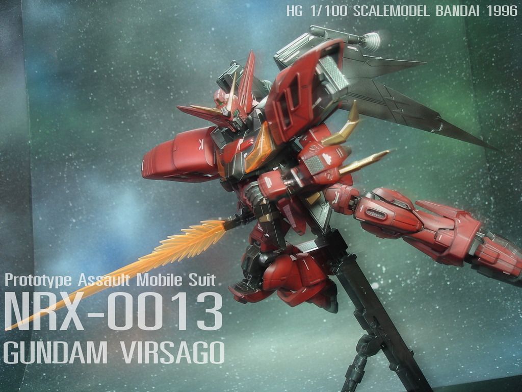 ซาโยนะระ GX NRX-0013 Gundam Virsago HG 1/100 Bandai 1996 โดย AlterNaTive