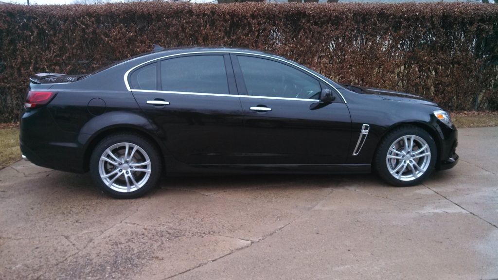 Red Hot engine cover/winter wheels and tires Chevy SS Forum