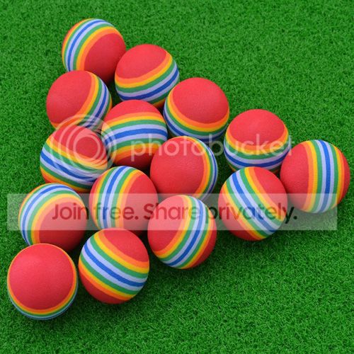 pack of 12 whiffle airflows hollow plastic practice golf balls