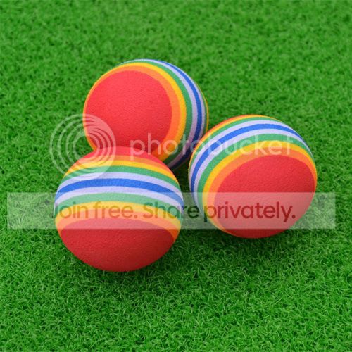 pack of 12 whiffle airflows hollow plastic practice golf balls