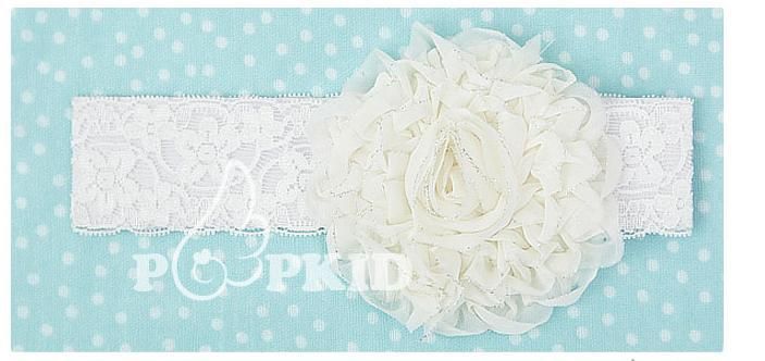 Cute Baby Toddlers Infants Girls Head Decoration Lace Flowers Headband Hair Band
