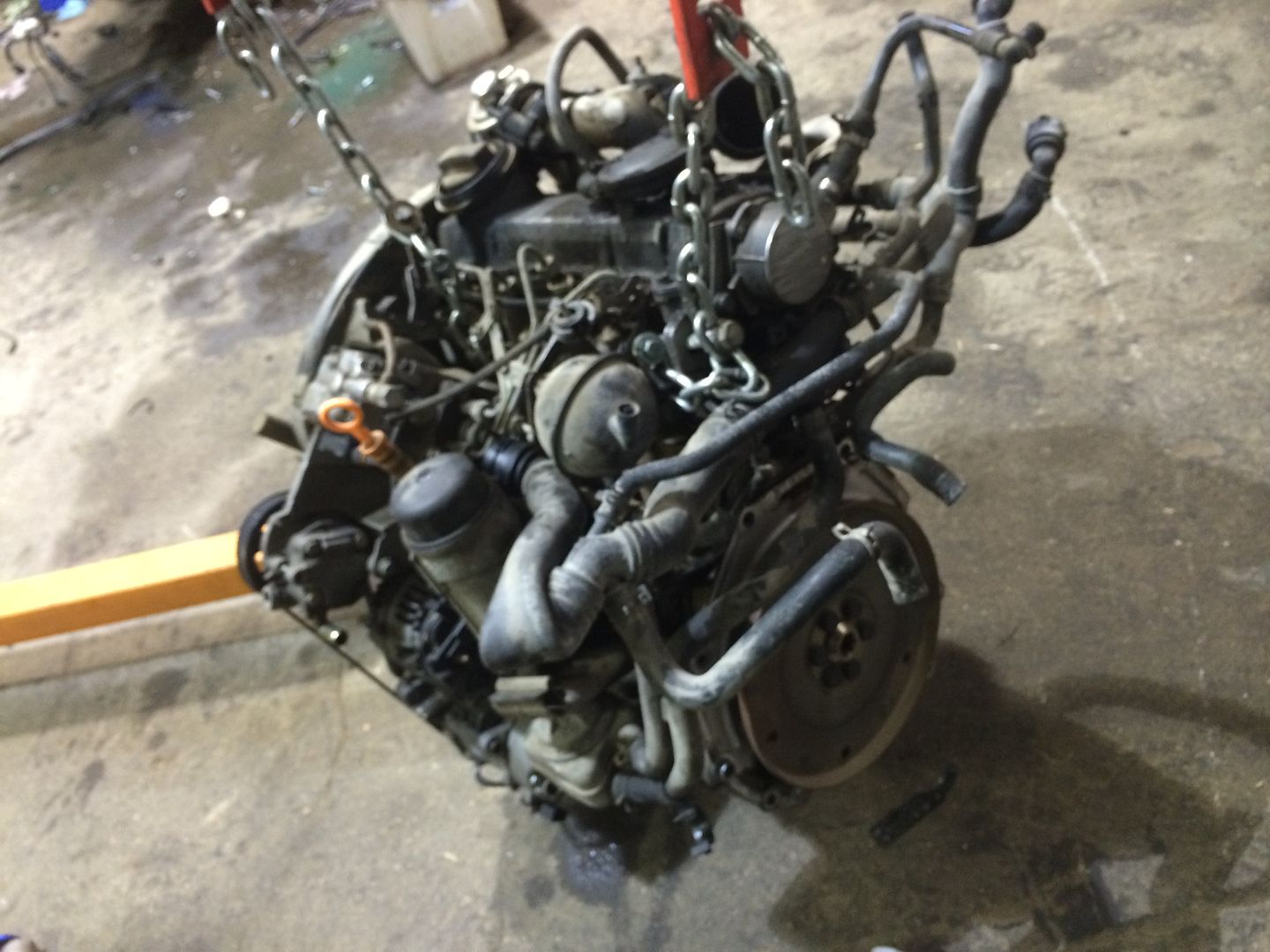 ALH 1.9 TDI Engine - complete with accessories 11mm IP PUMP - turbo ...