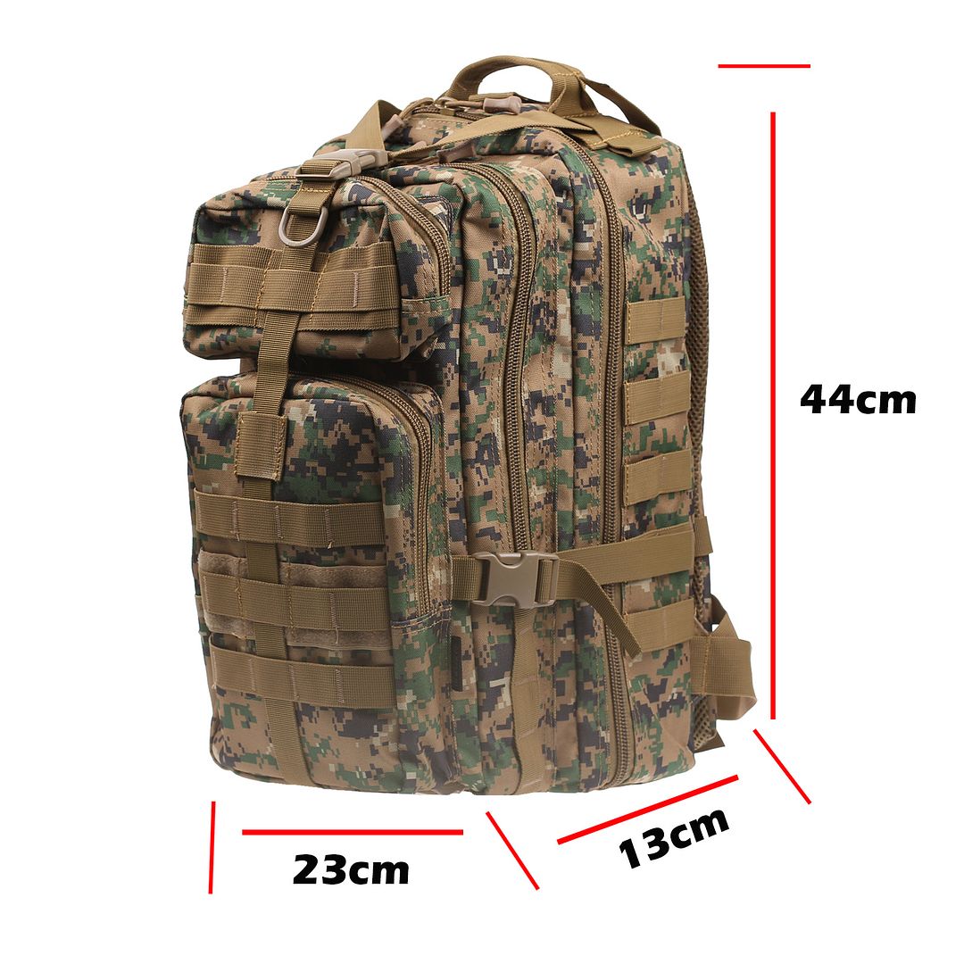 Men Molle Assault Backpack Hiking Army Tactical Military Outdoor Big ...