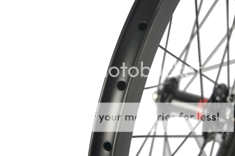 20Inch BMX Bike Carbon Wheelset 406 Rim Clincher 38mm Carbon