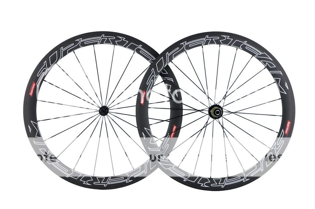 Superteam　50mm Superteam 50mm Clincher Road Bike/Bicycle wheels 23mm Width Carbon
