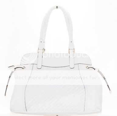 Authentic Guess Mauritius Satchel White VG331607,Handbag,purse,NWT 